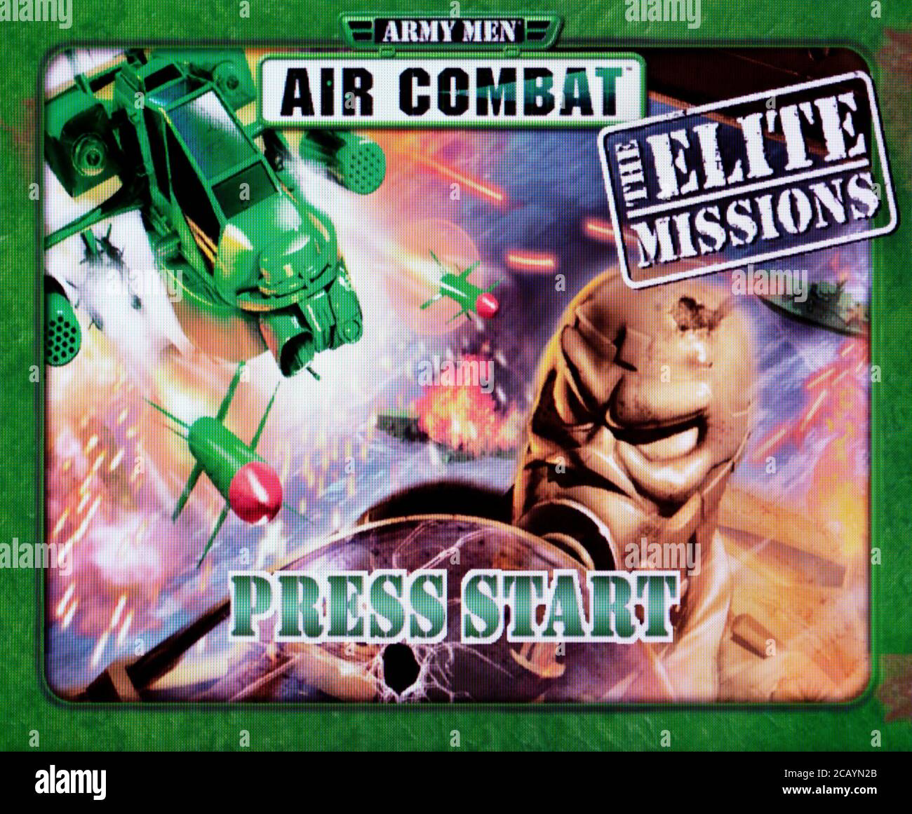Army Men Air Combat The Elite Missions - Nintendo Gamecube Videogame - solo per uso editoriale Foto Stock
