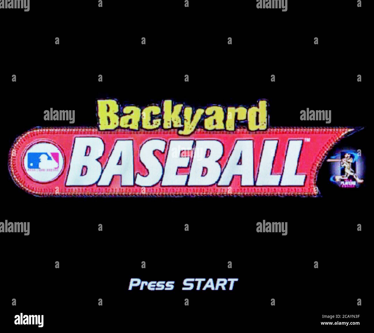 Backyard Baseball - Nintendo Gamecube Videogame - solo per uso editoriale Foto Stock