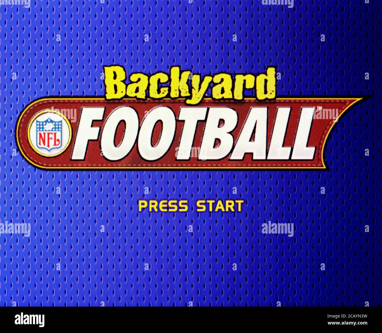Backyard Football - Nintendo Gamecube Videogame - solo per uso editoriale Foto Stock