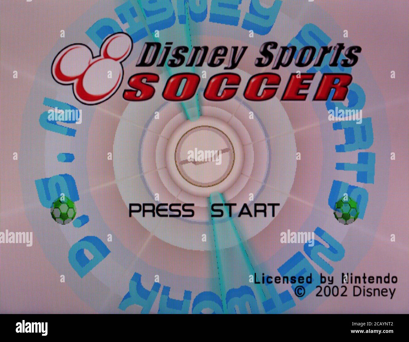 Disney Sports Soccer - Nintendo Gamecube Videogame - solo per uso editoriale Foto Stock