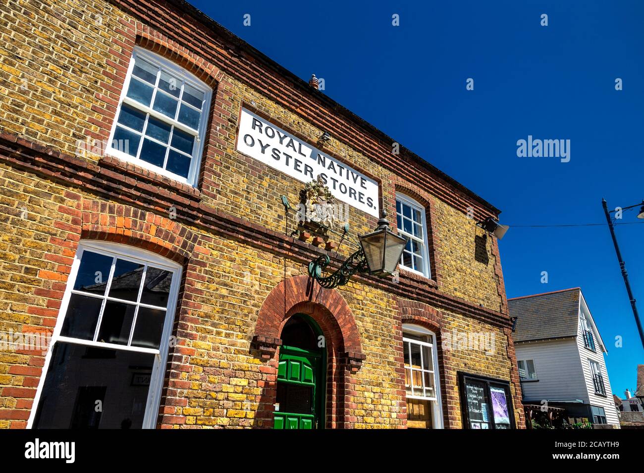 Royal Native Oyster Stores edificio a Whitstable, Kent, Regno Unito Foto Stock
