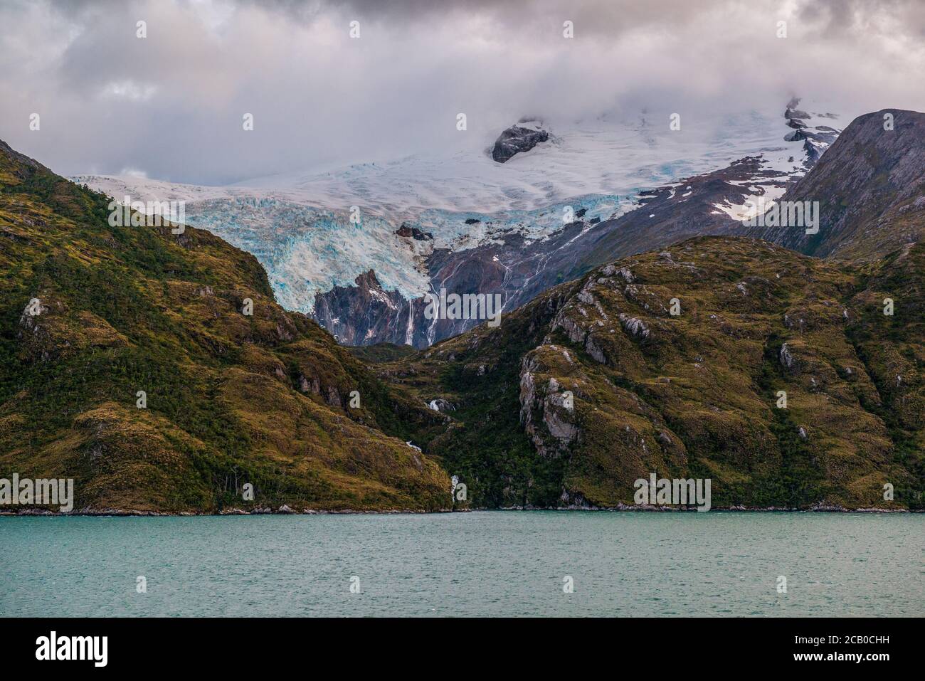 Glacier Alley, Beagle Channel, Arcipelago Tierra del Fuego, Sud America Foto Stock