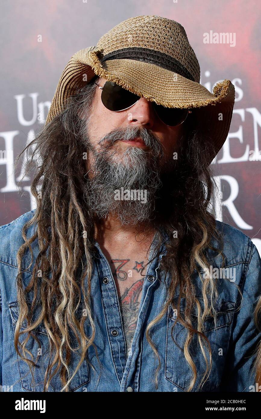 LOS ANGELES - SET 12: Rob Zombie, Sheri Moon Zombie al Halloween Horror Nights presso gli Universal Studios di Hollywood il 12 settembre 2019 a Universal City, California Foto Stock