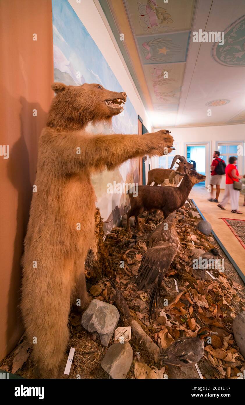 Museo di storia, Gabala City, Azerbaigian, Medio Oriente Foto Stock