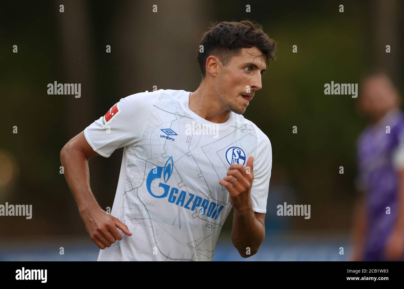 Firo: 09.08.2020, Fuvuball: Calcio: 1° test stagionale Bundesliga 2020/21 FC Schalke 04 - VfL Osnabrvºck, Osnabrueck azione individuale, Alessandro Schv? pf | utilizzo in tutto il mondo Foto Stock