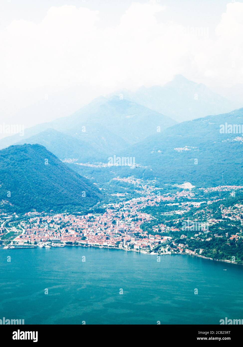 Intra paesaggio urbano, Città di Verbania, Italia Foto Stock
