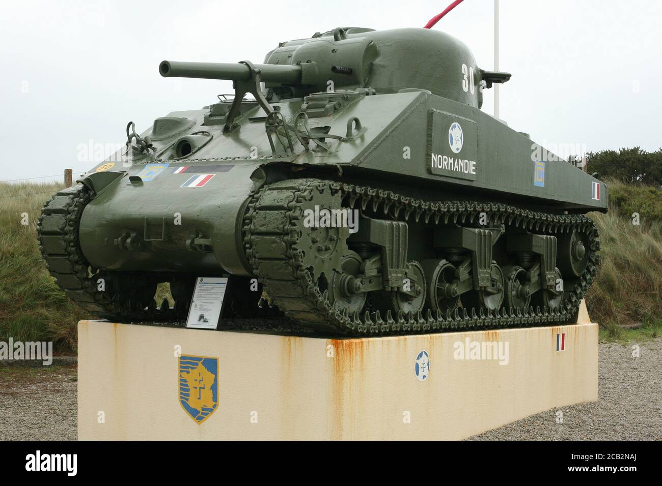 Spiagge della Normandia Foto Stock