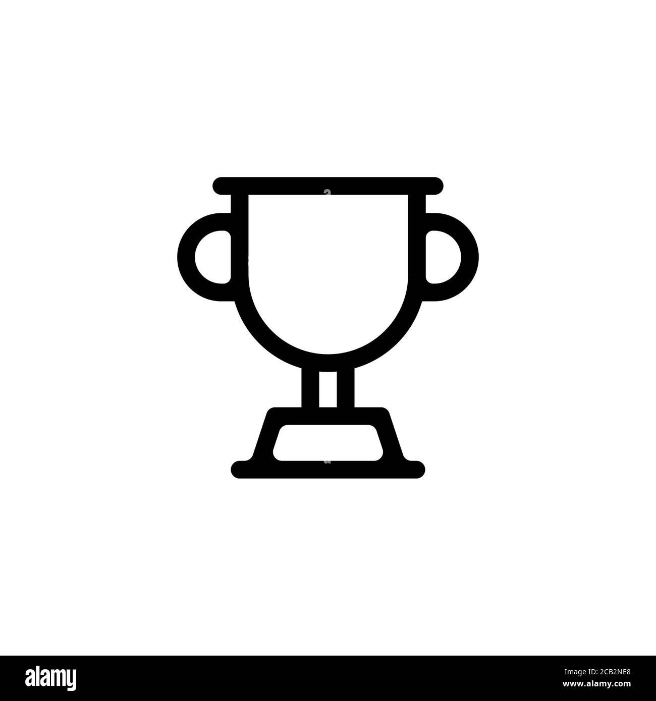 Trophy Cup icona per stile piatto alla moda per grafica, sito web. Illustrazione di stock Vector. Illustrazione Vettoriale
