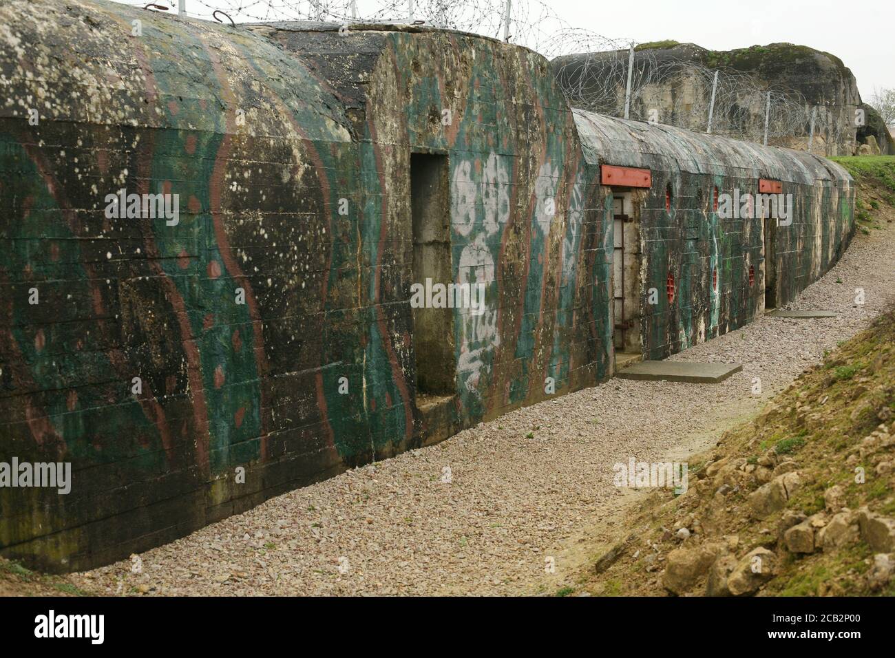 Spiagge della Normandia Foto Stock