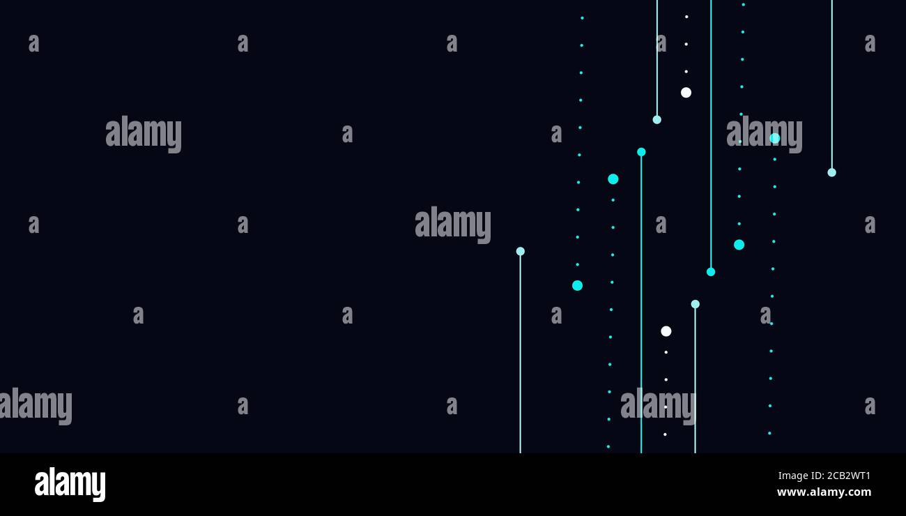 Presentazione moderna astratta di sfondo, innovazione ingegneristica con linee geometriche turchesi, concetto di software, innovazione di nuova tecnologia Foto Stock