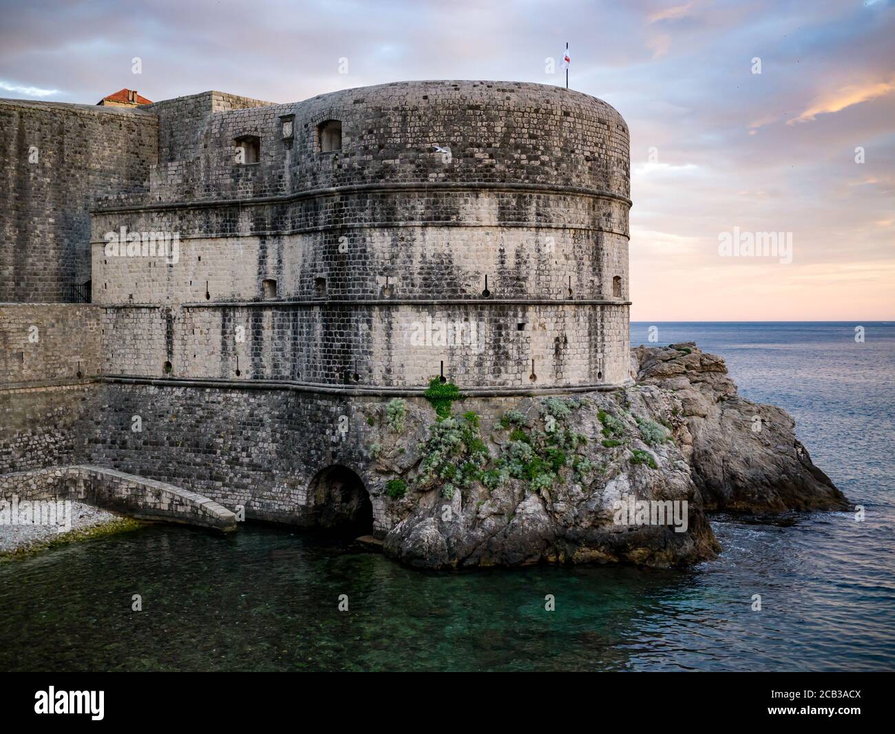 Fort Bokar, Dubrovnik Croazia Foto Stock