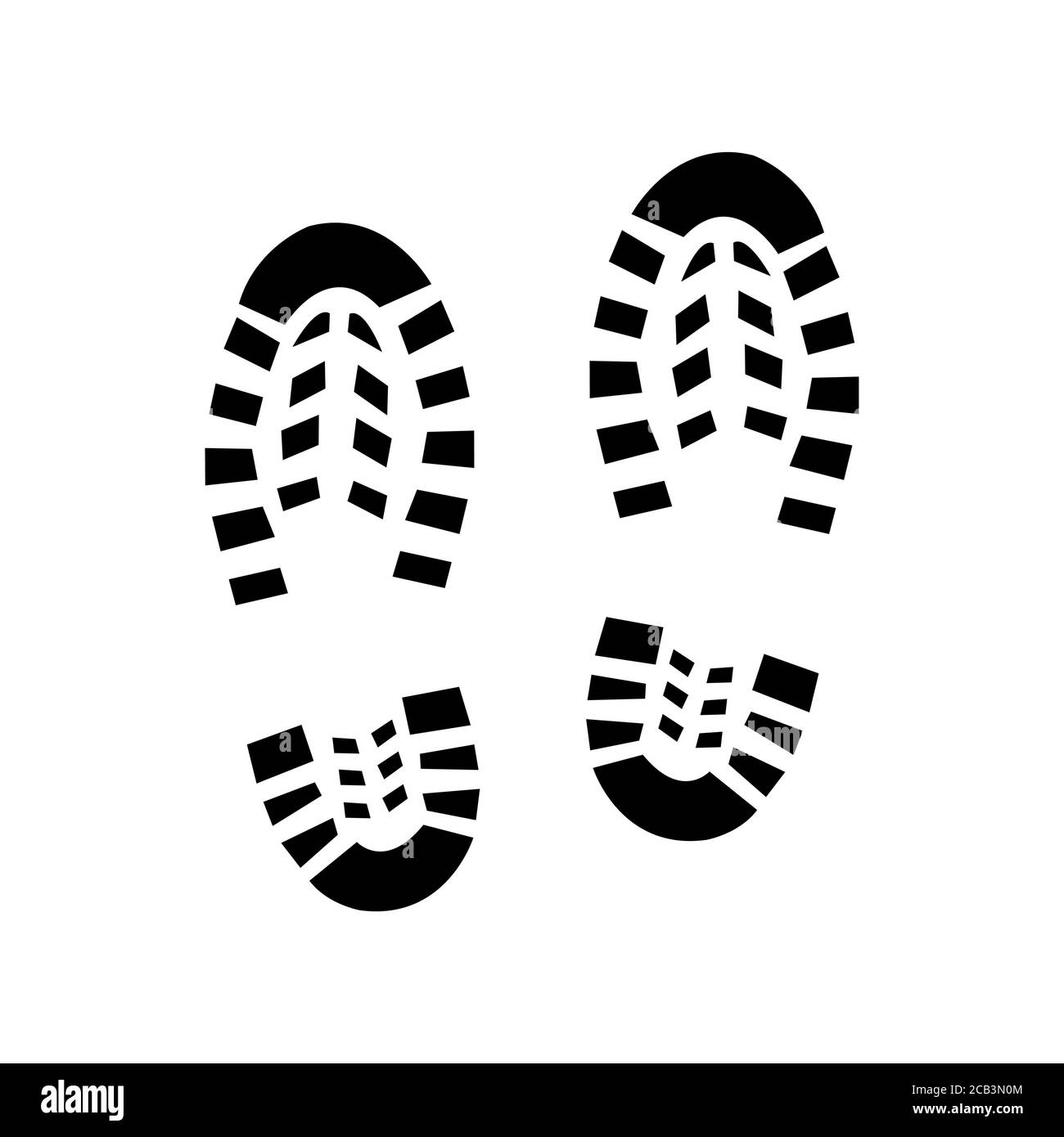 Impronta di scarpa Immagini Vettoriali Stock - Alamy