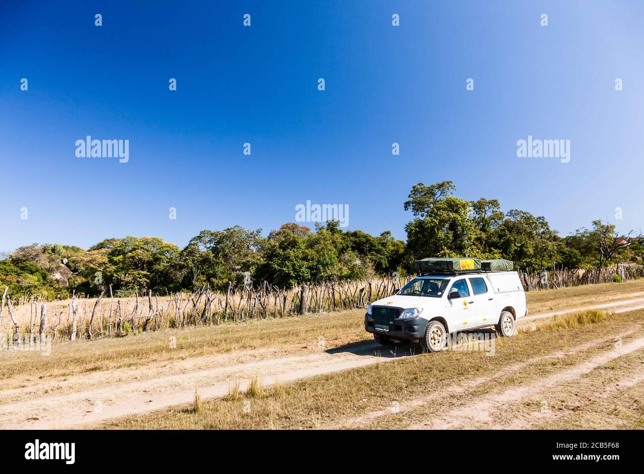 Matobo Hills, strada safari per il sito di pittura di roccia 'Silozwane cave', Matobo National Park, sobborghi di Bulawayo, Matabeleland Sud, Zimbabwe, Africa Foto Stock