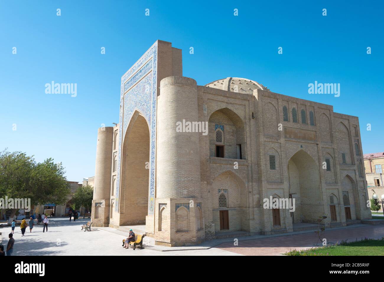 Bukhara, Uzbekistan - Nadir Divanbegi Khanaka a Bukhara, Uzbekistan. Fa parte del centro storico di Bukhara, patrimonio dell'umanità. Foto Stock