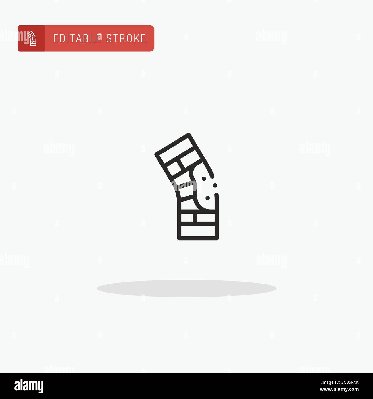 Vettore icona ginocchiere. Icona delle ginocchiere per la presentazione  Immagine e Vettoriale - Alamy