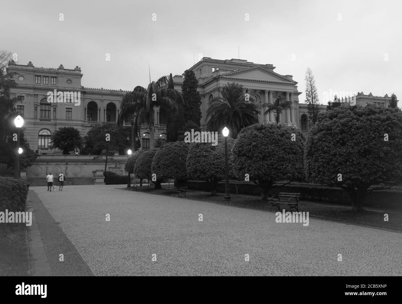 SAN PAOLO, BRASILE - 05 agosto 2018: San Paolo, Brasile: Museo Ipiranga , edificio storico Foto Stock