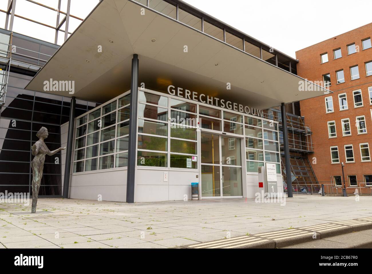 Tribunale/Gerechtsgebouw a Utrecht Foto Stock