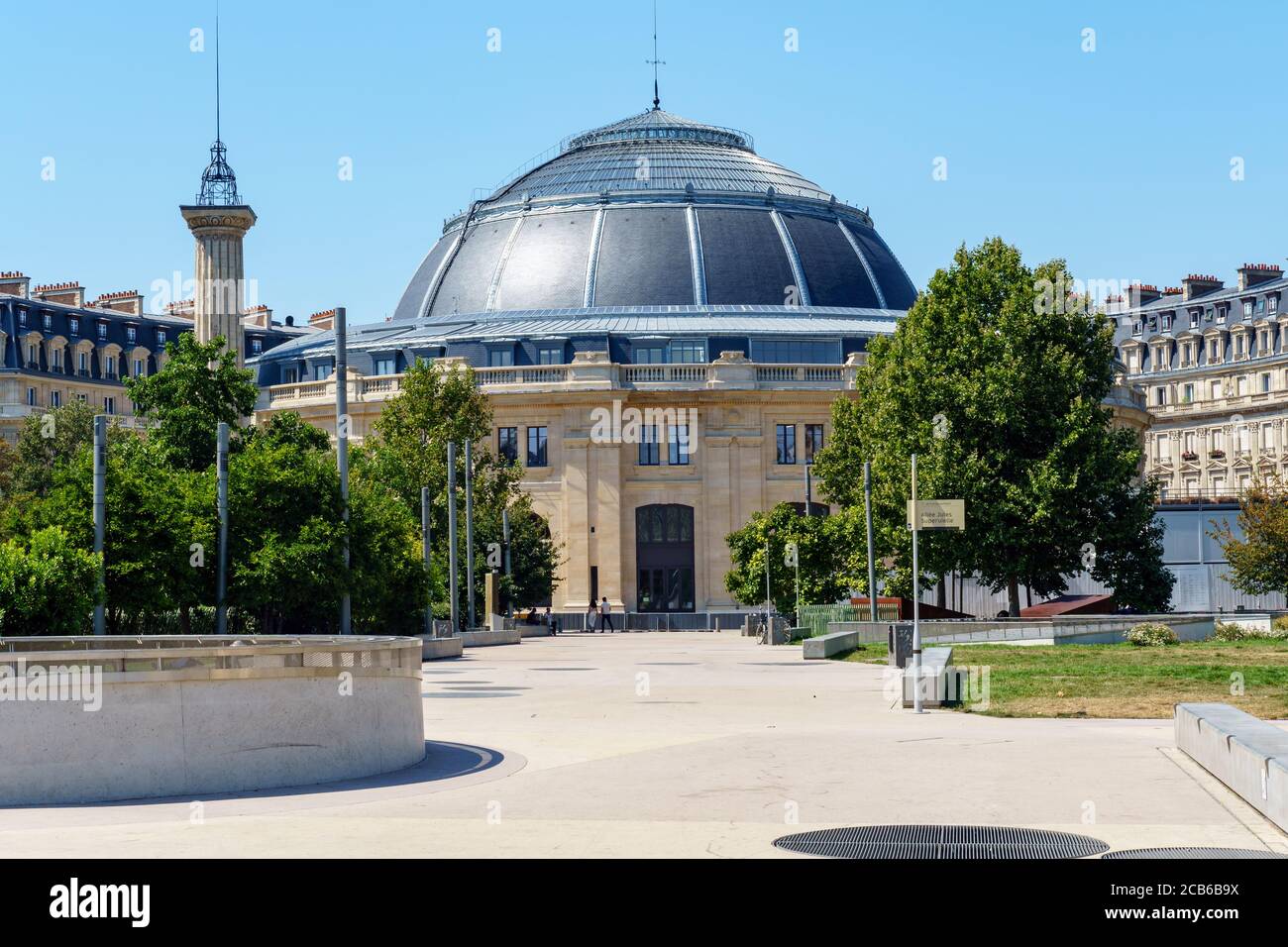 Edificio Paris Commodities Exchange nel quartiere Halles - Francia Foto Stock