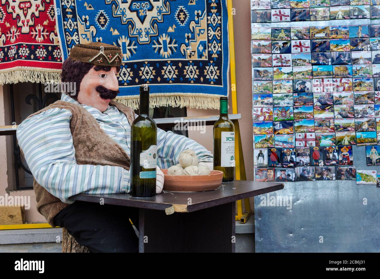 Case in Vecchia Tbilisi, Georgia, nel Caucaso, Medio Oriente e Asia Foto Stock