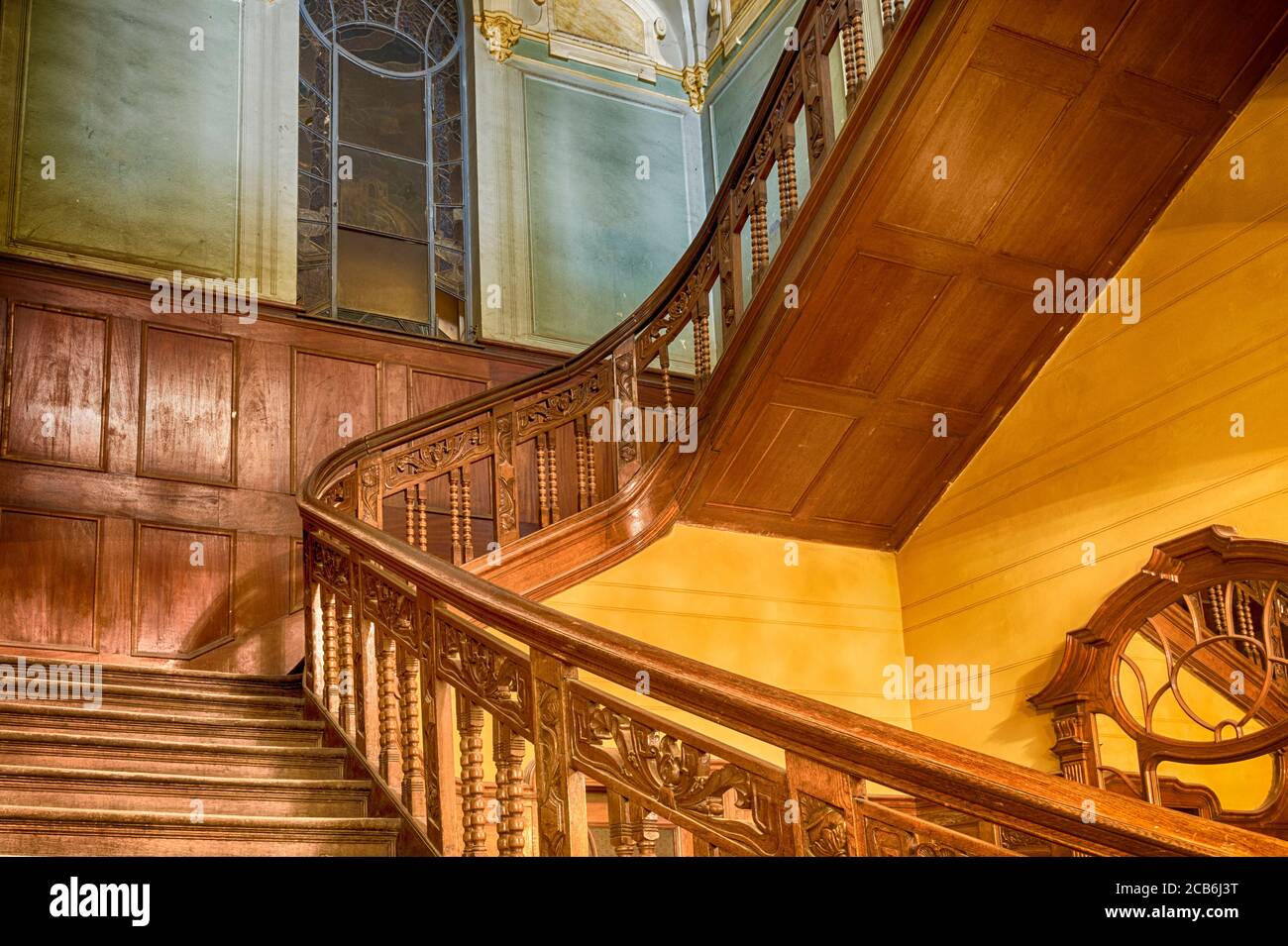 Casa degli scrittori di Georgia, interno, Tbilisi, Georgia, Caucaso, Medio Oriente, Asia Foto Stock