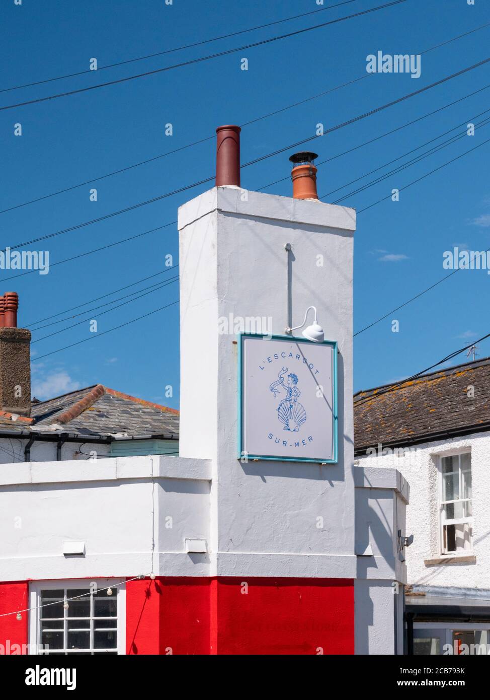 Ristorante l'Escargot sur Mer ad Aldeburgh Suffolk UK Foto Stock