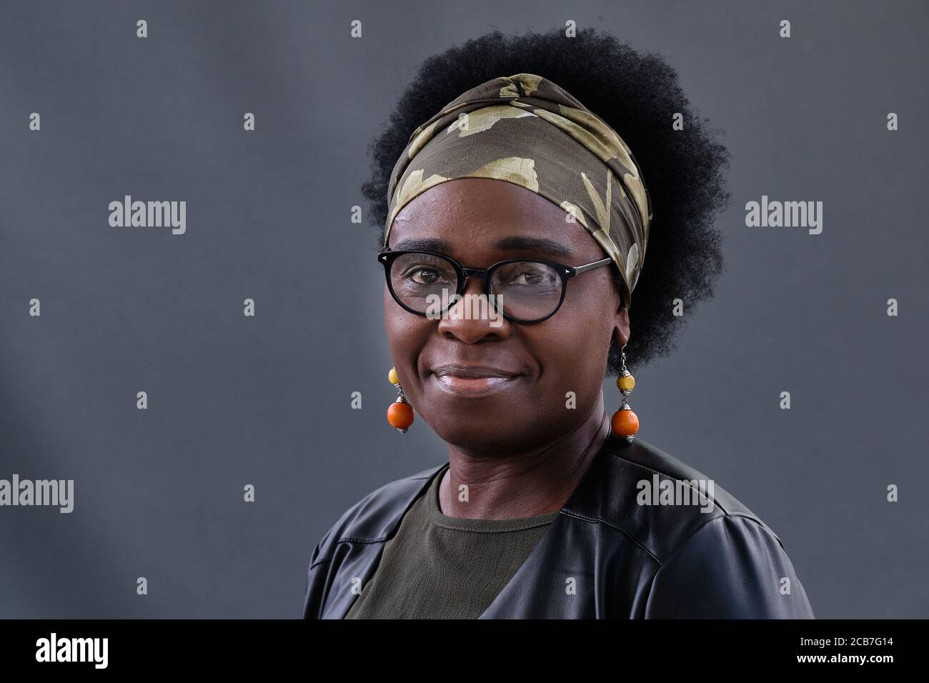Jennifer Nansubuga, scrittore e romanziere ugandese, partecipa a un Fotocellula durante l'Edinburgh International Book Festival 2018 Foto Stock