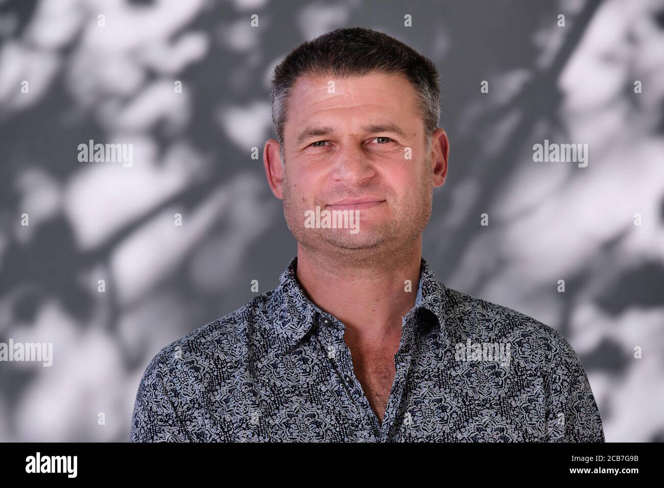 Il romanziere britannico William Sutcliffe frequenta una fotocellula durante l'anno Festival Internazionale del Libro di Edimburgo 2018 Foto Stock