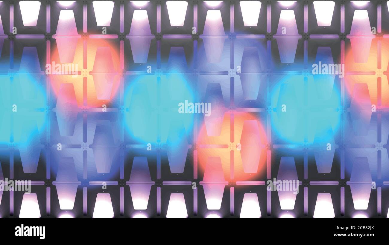 Arredamento palcoscenico 30. Illustrazione 3d. Pattern di sfondo con luce spot su di esso.questo sfondo è stato creato in alta risoluzione con 3ds Max-Vray software. Illustrazione Vettoriale