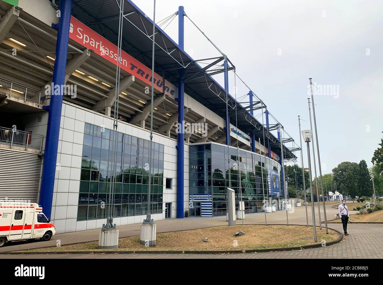 Una vista generale della MSV Arena, Colonia. Foto Stock