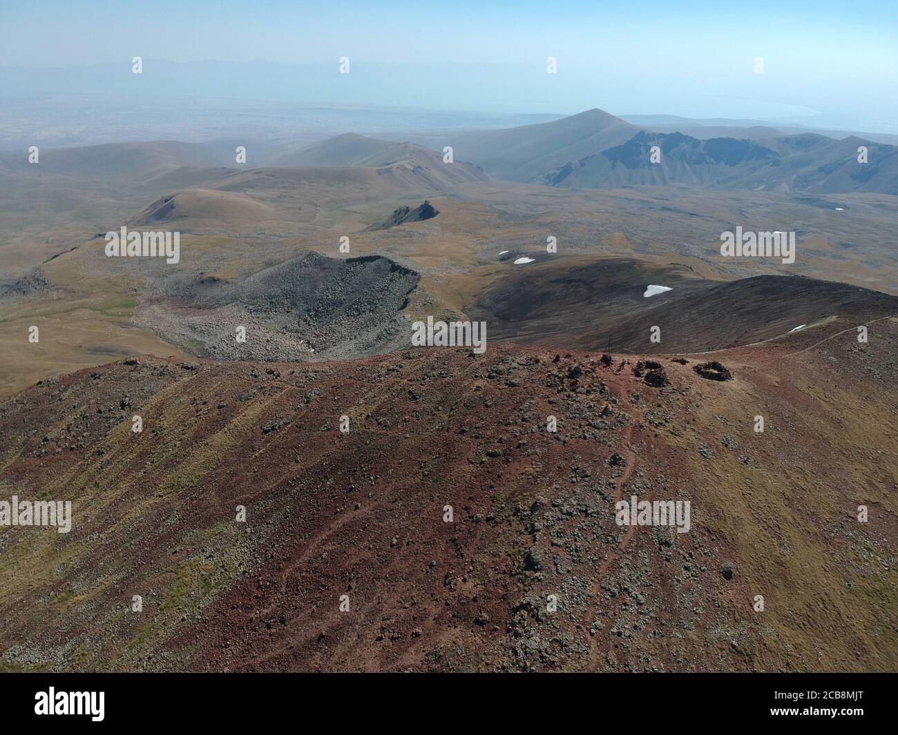 Colline nel deserto Foto Stock