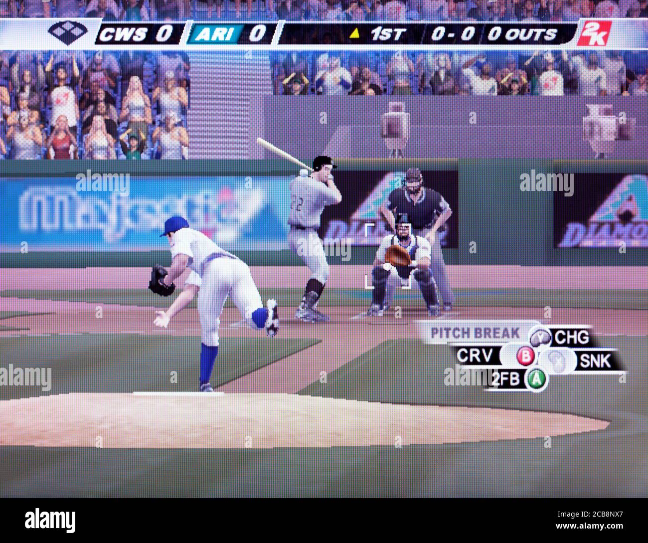 Major League Baseball 2K6 - Nintendo Gamecube Videogame - Editoriale utilizzare solo Foto Stock