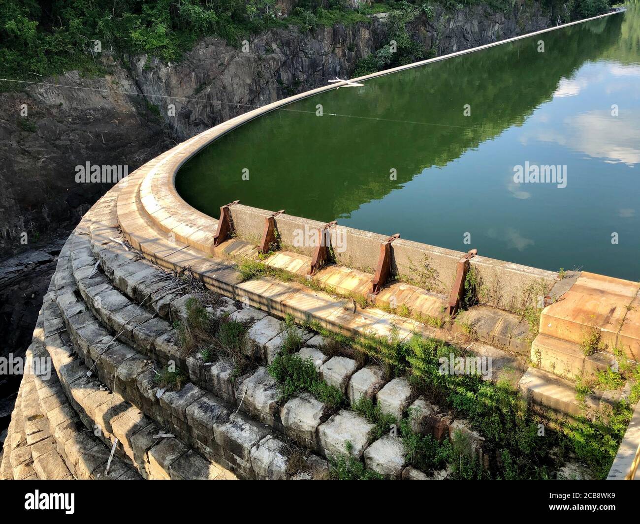 New Croton Aqueduct, New Croton Reservoir, New Croton Dam, New York Foto Stock