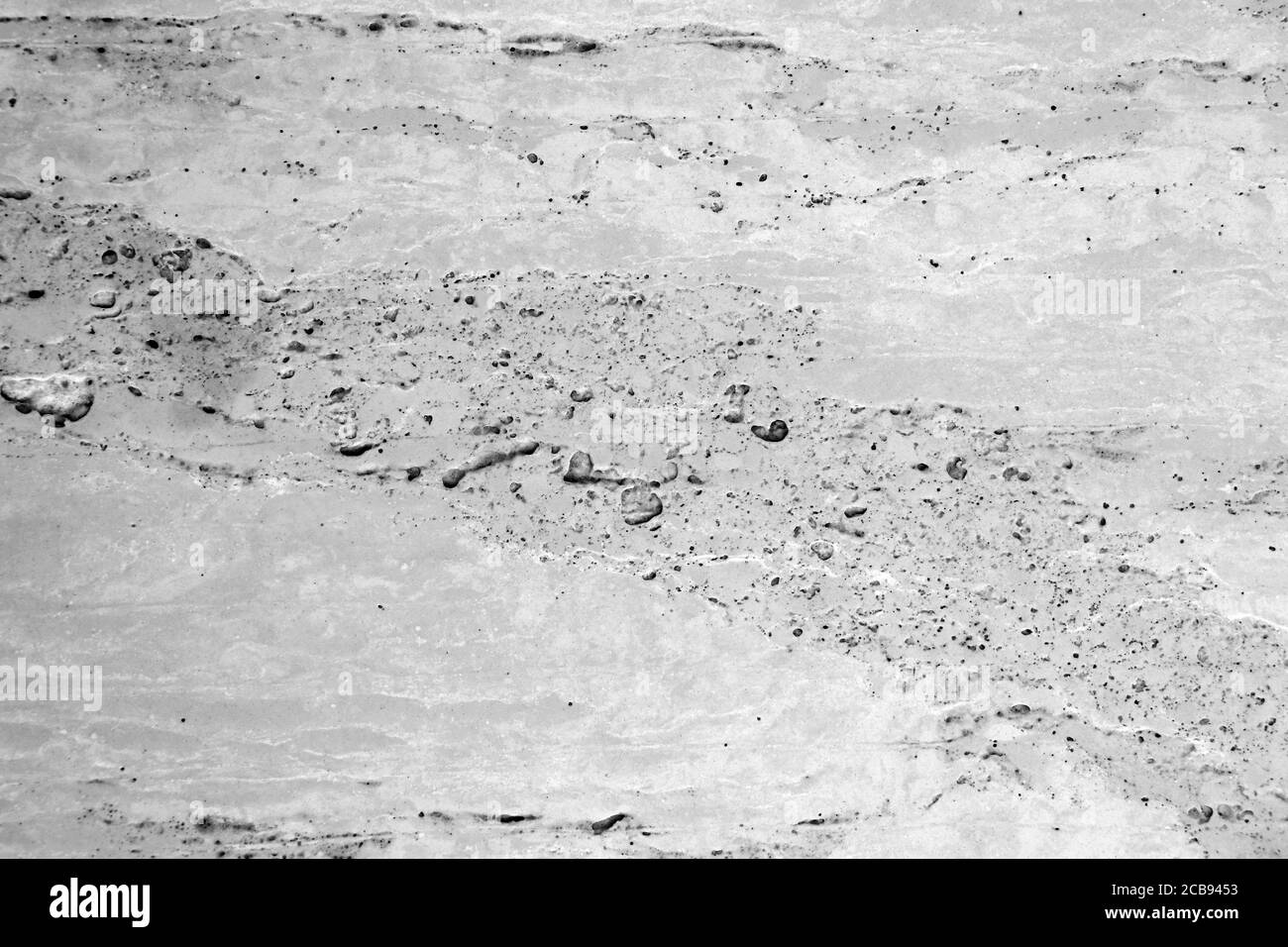 rustico bianco pietra trama sfondo, astratto in bianco e nero Foto Stock