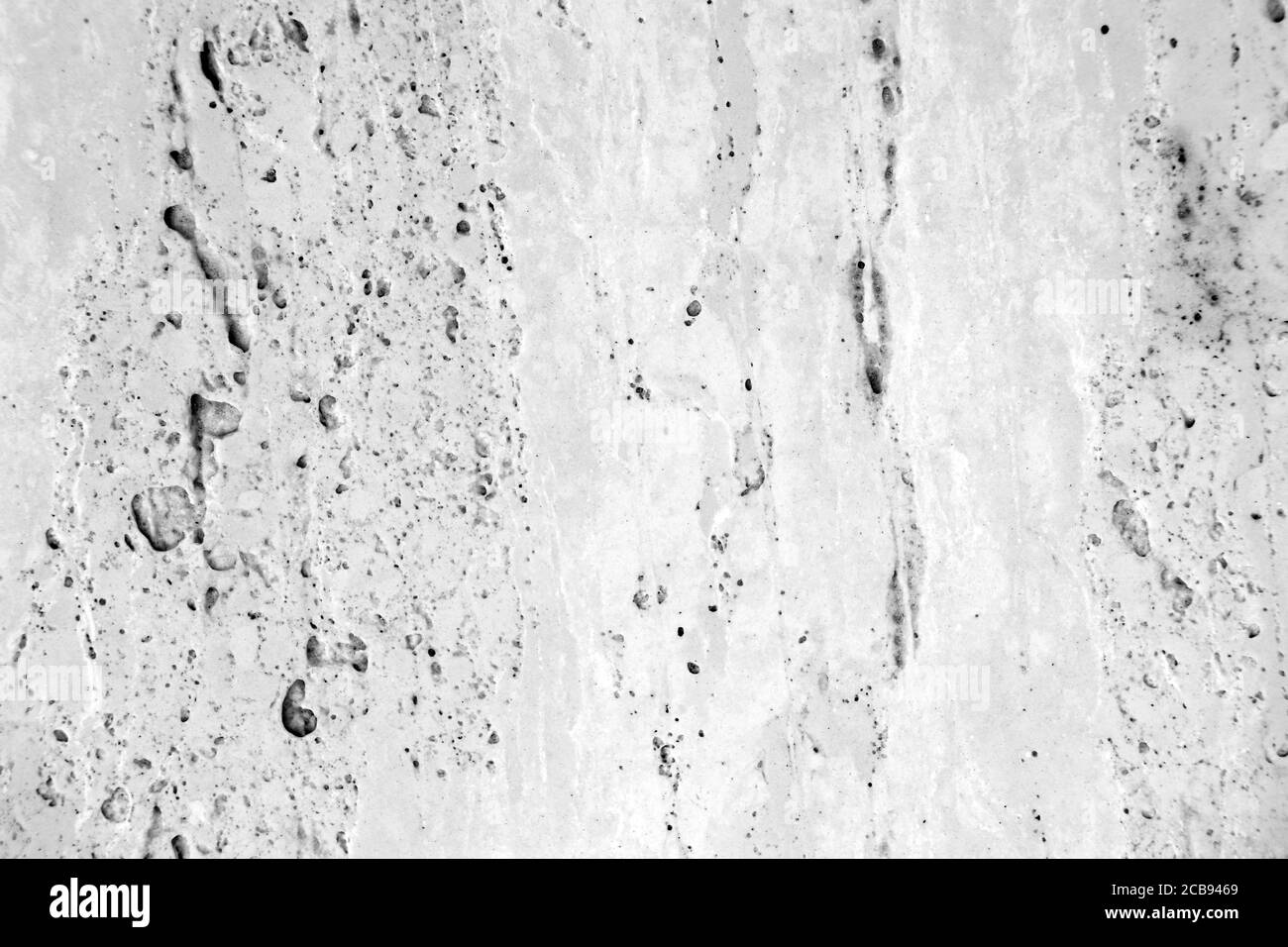 rustico bianco pietra trama sfondo, astratto in bianco e nero Foto Stock