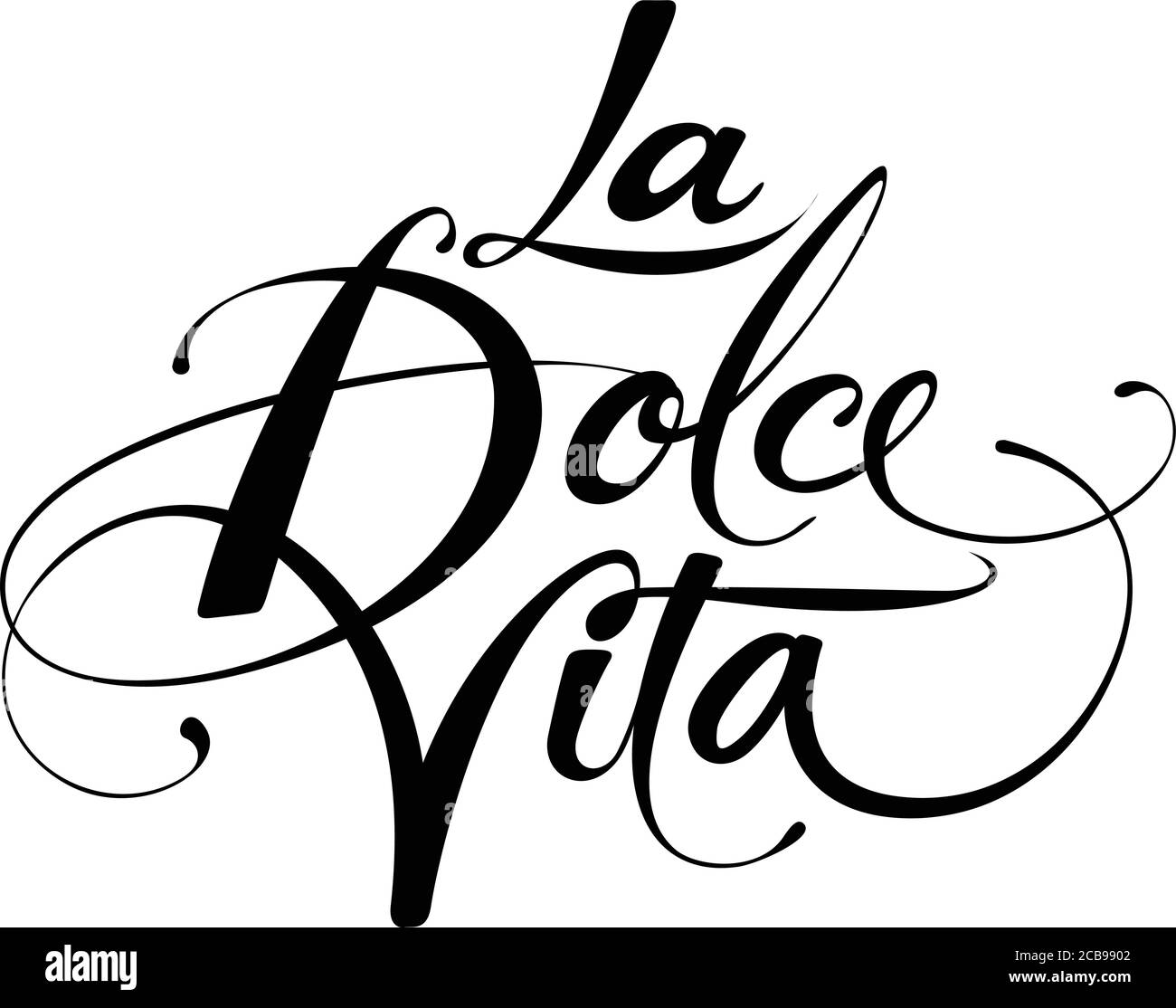 Testo calligrafia personalizzato Illustrazione Vettoriale