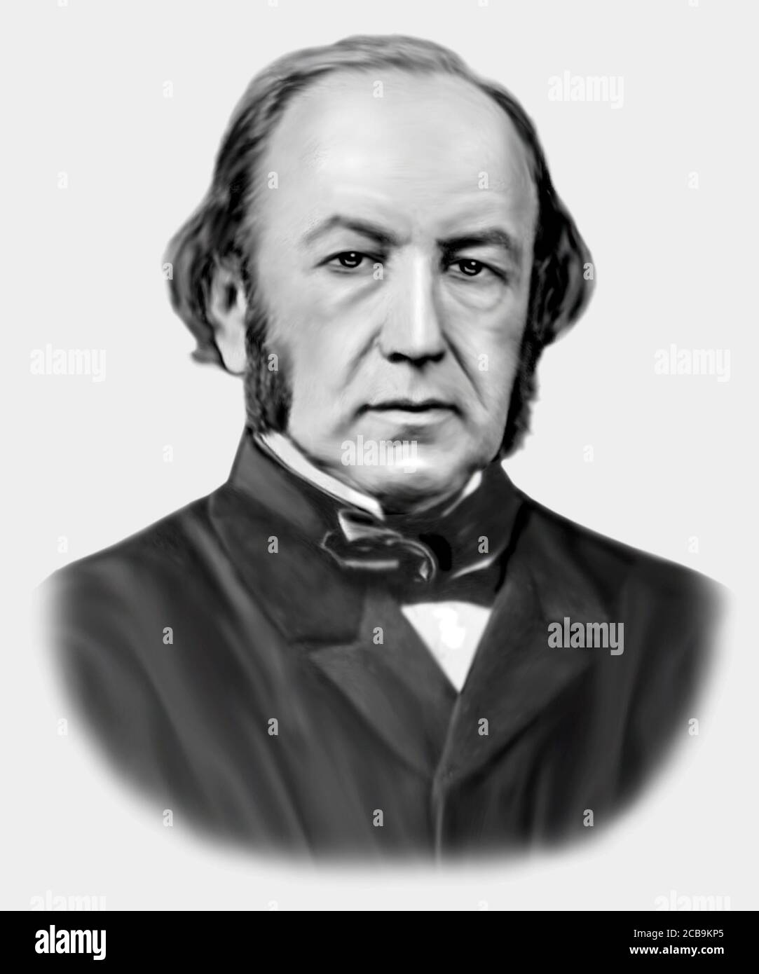 Claude Bernard 1813-1878 Fisiologo francese storico Foto Stock