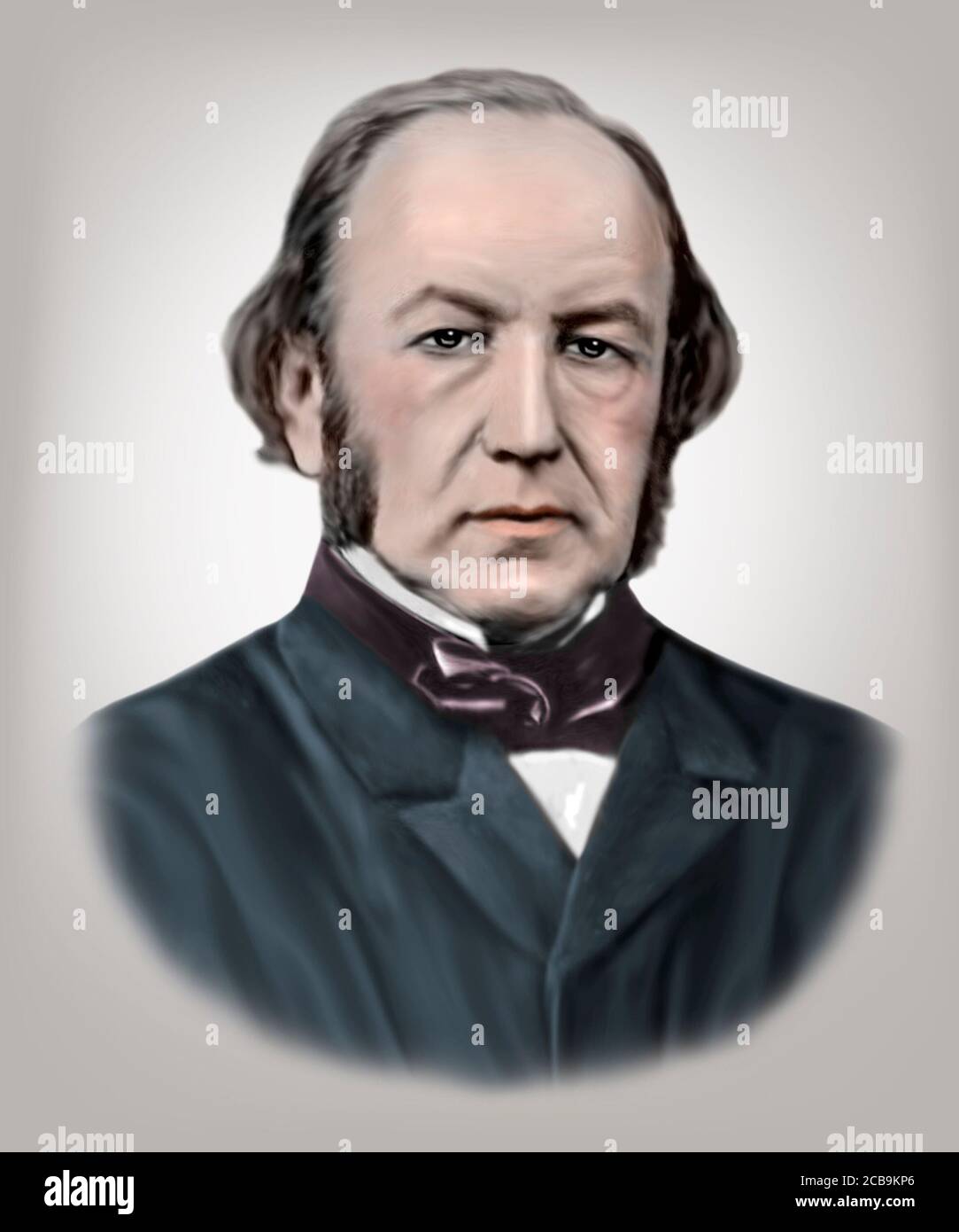 Claude Bernard 1813-1878 Fisiologo francese storico Foto Stock
