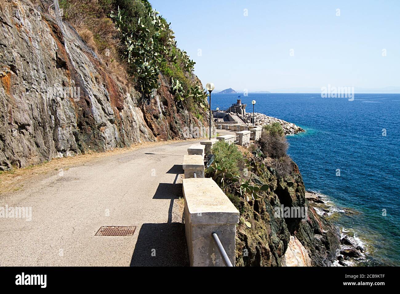 Il sentiero dell'amore a Rio Marina Foto Stock