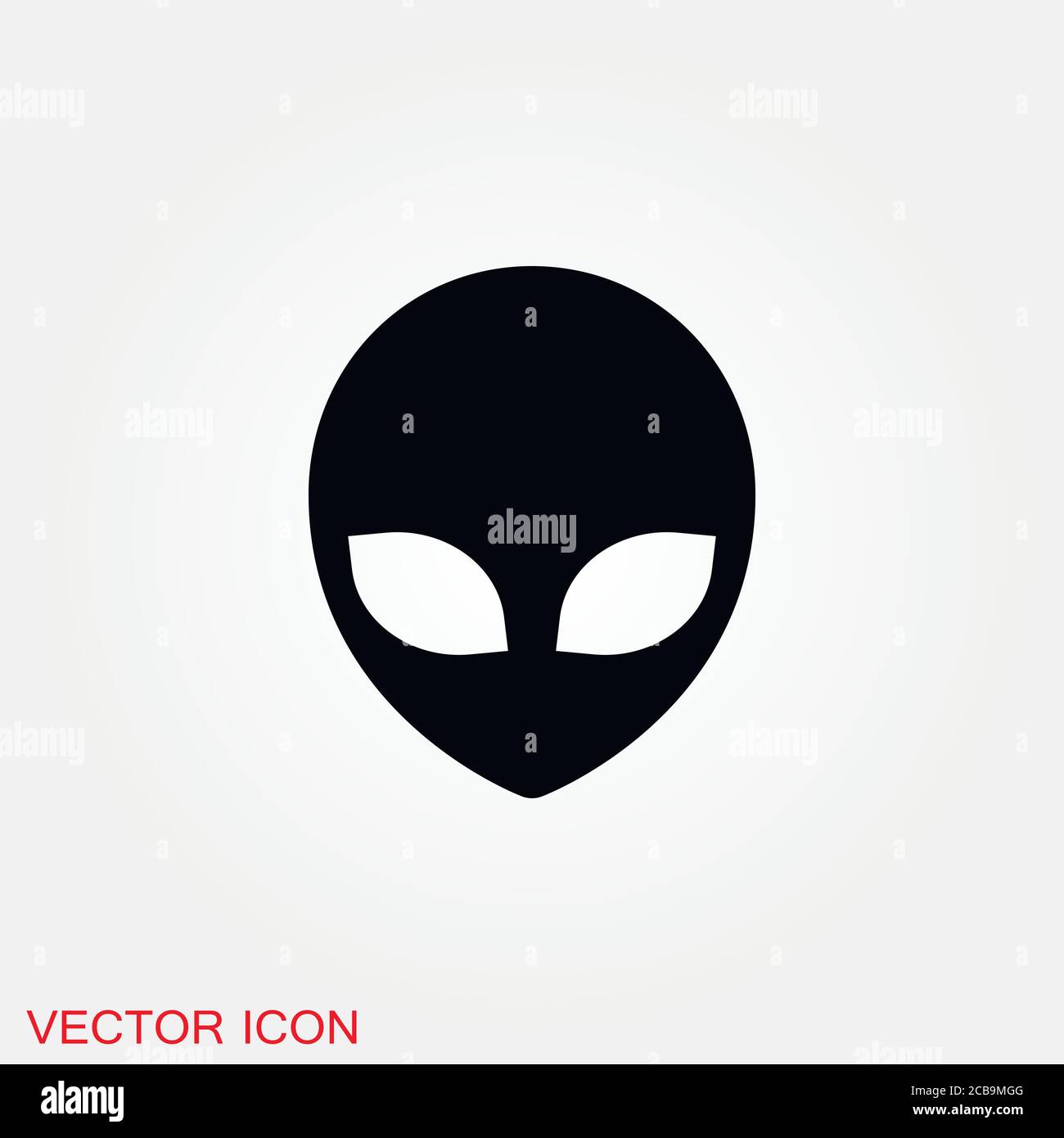 UFO alien disco - icona vettore di arte linea di oggetti volanti non identificata Illustrazione Vettoriale