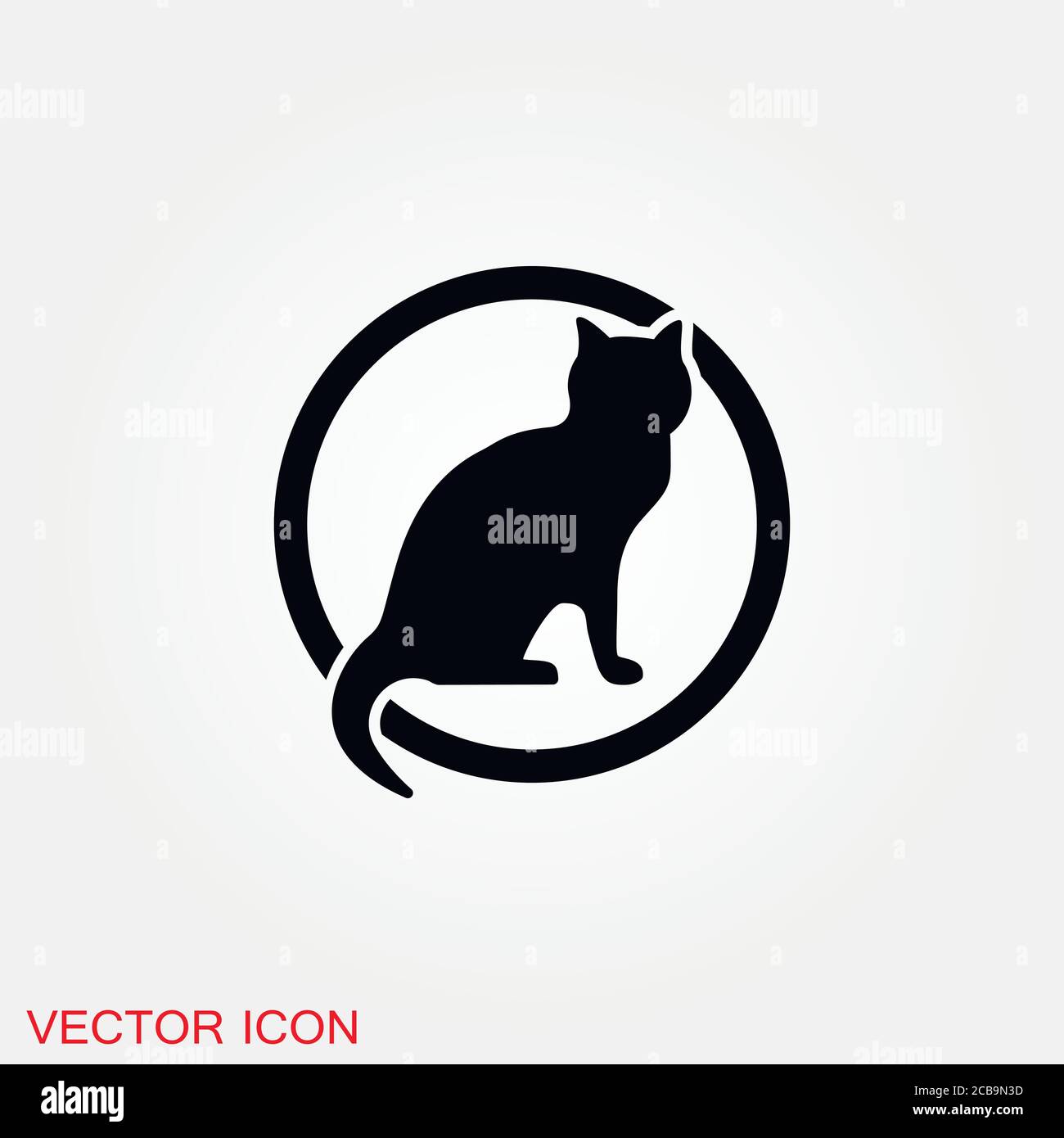 Icona Animali. Illustrazione del vettore icone del tratto animale Illustrazione Vettoriale