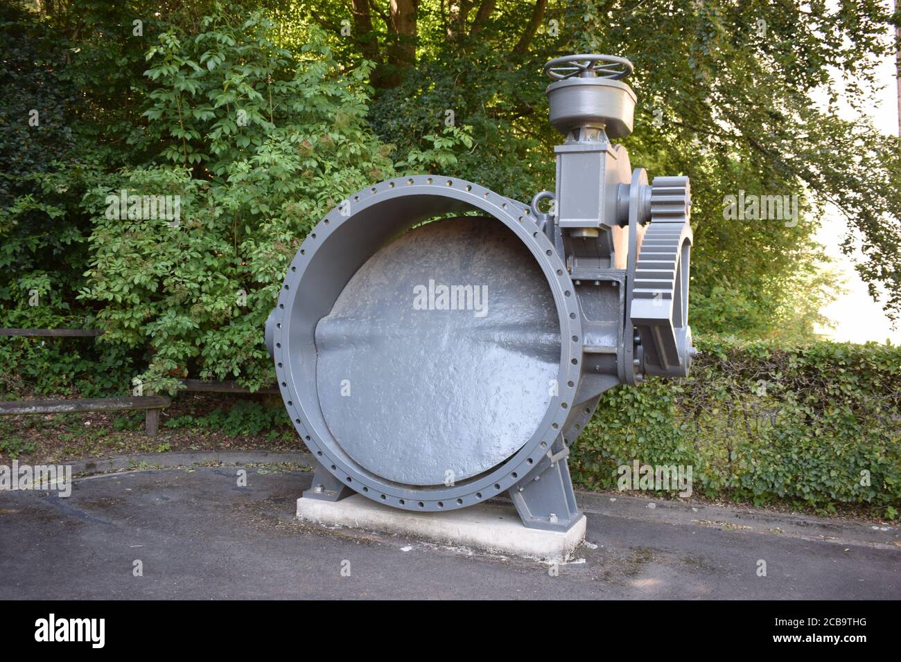 vecchia valvola di una guarnizione del serbatoio Foto Stock