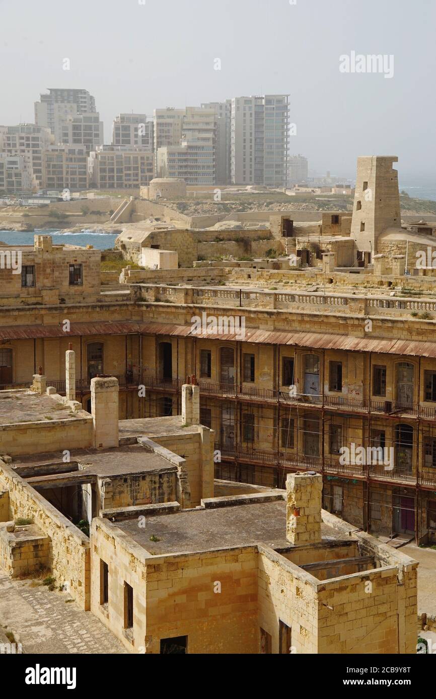 Forte Saint Elmo, Valletta, Malta Foto Stock