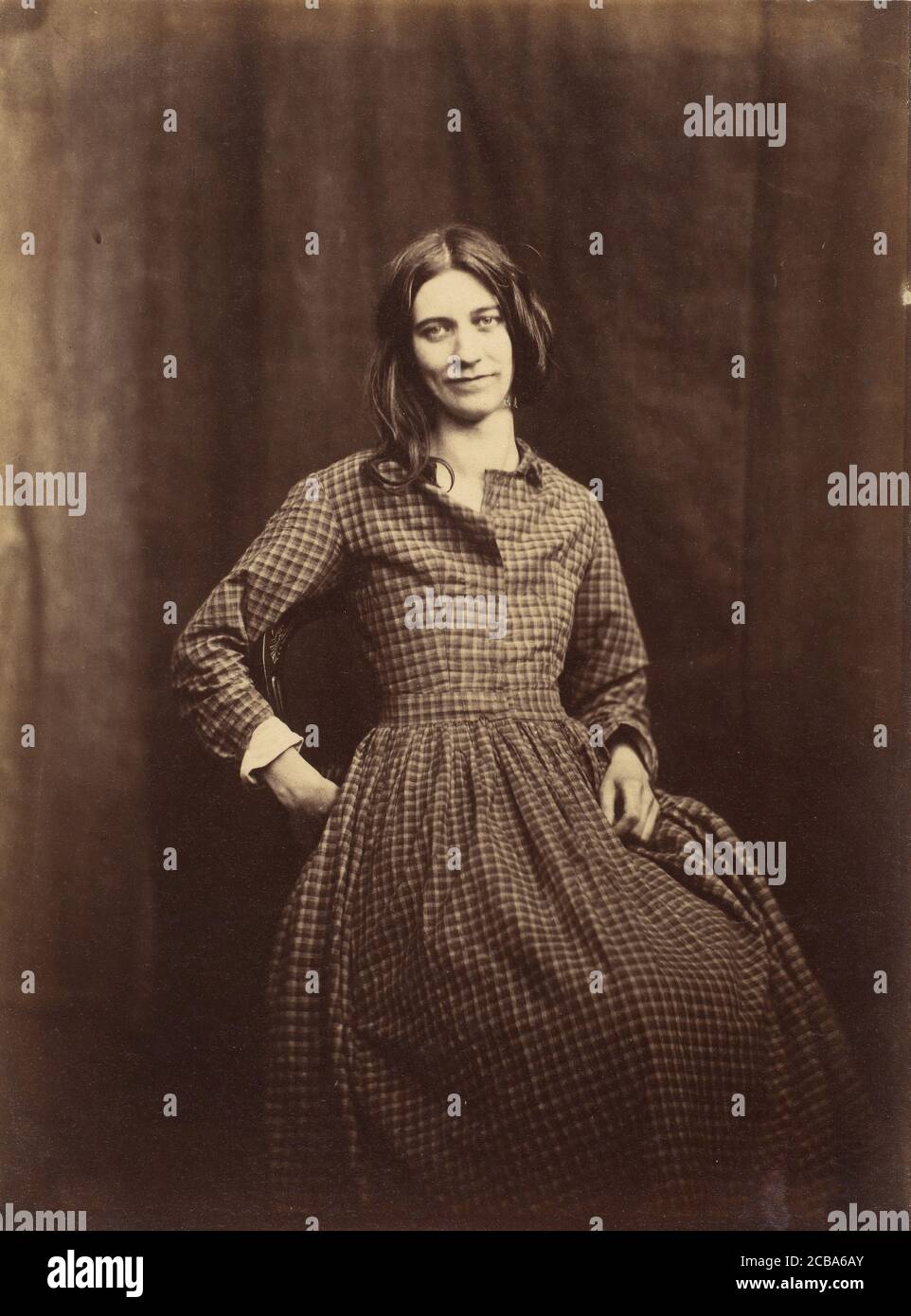 Paziente, Surrey County Lunatic Asylum, 1850-58. Foto Stock