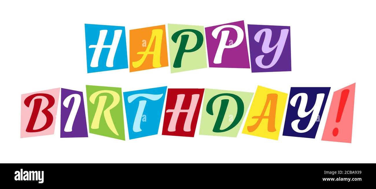 Striscione Di Buon Compleanno Con Cartoni Animati – Ghirlanda Preforata Con Lettere, 13x18 Cm Per Scheda, Lunghezza Totale 3 M
