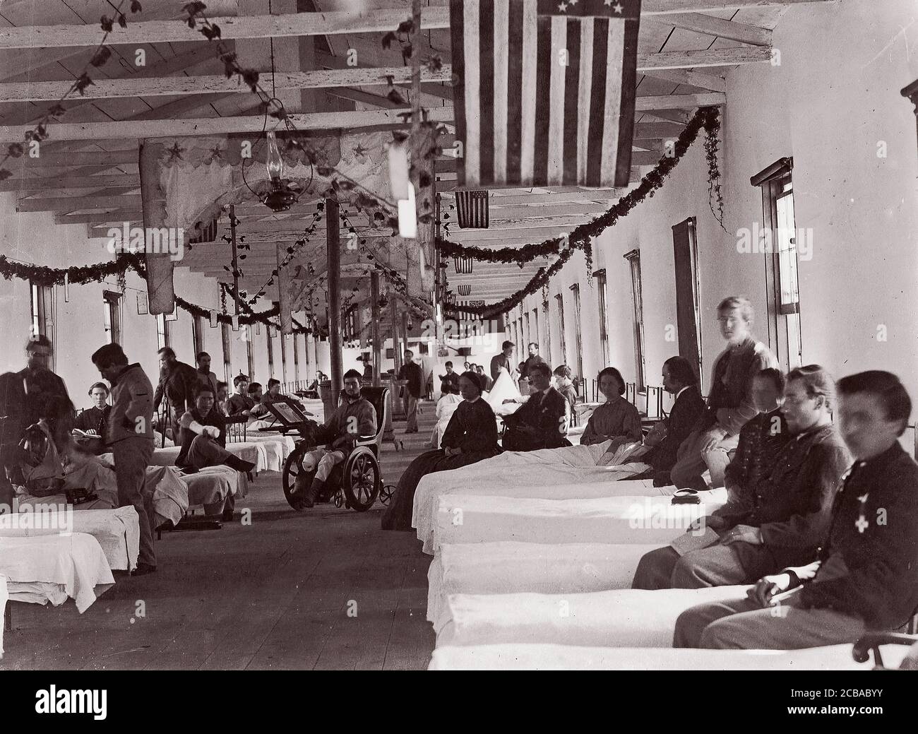 Washington. Armory Square Hospital, 1861-65. Foto Stock