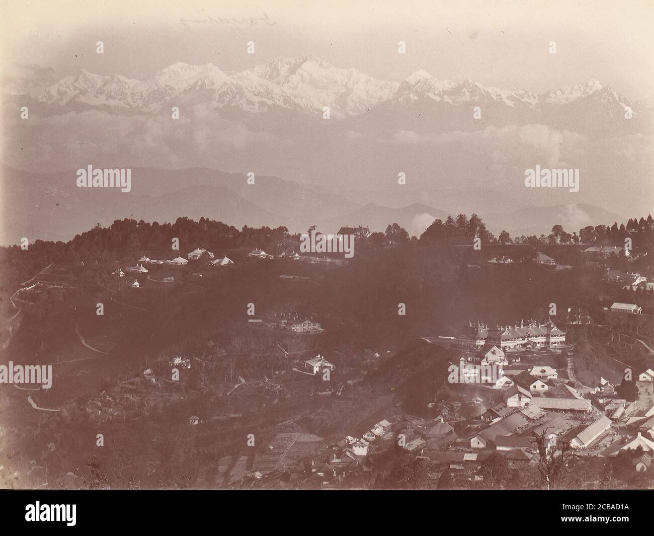 Darjeeling, 1860-70. Foto Stock