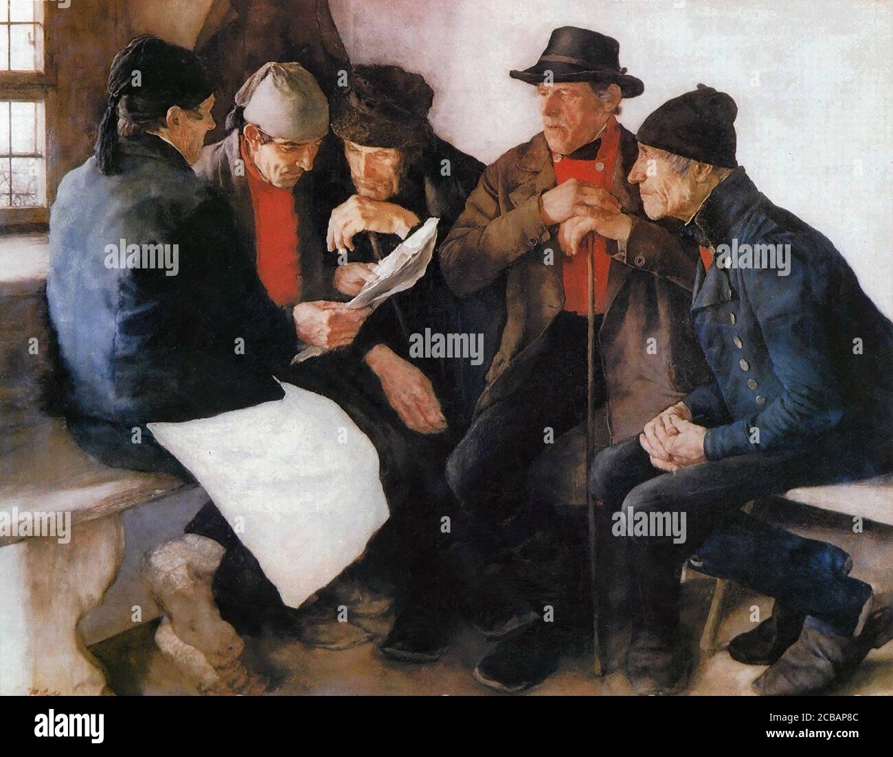 Leibl Wilhelm - Dorfpolitiker - Scuola di tedesco - 19 e Inizio 20 ° secolo Foto Stock