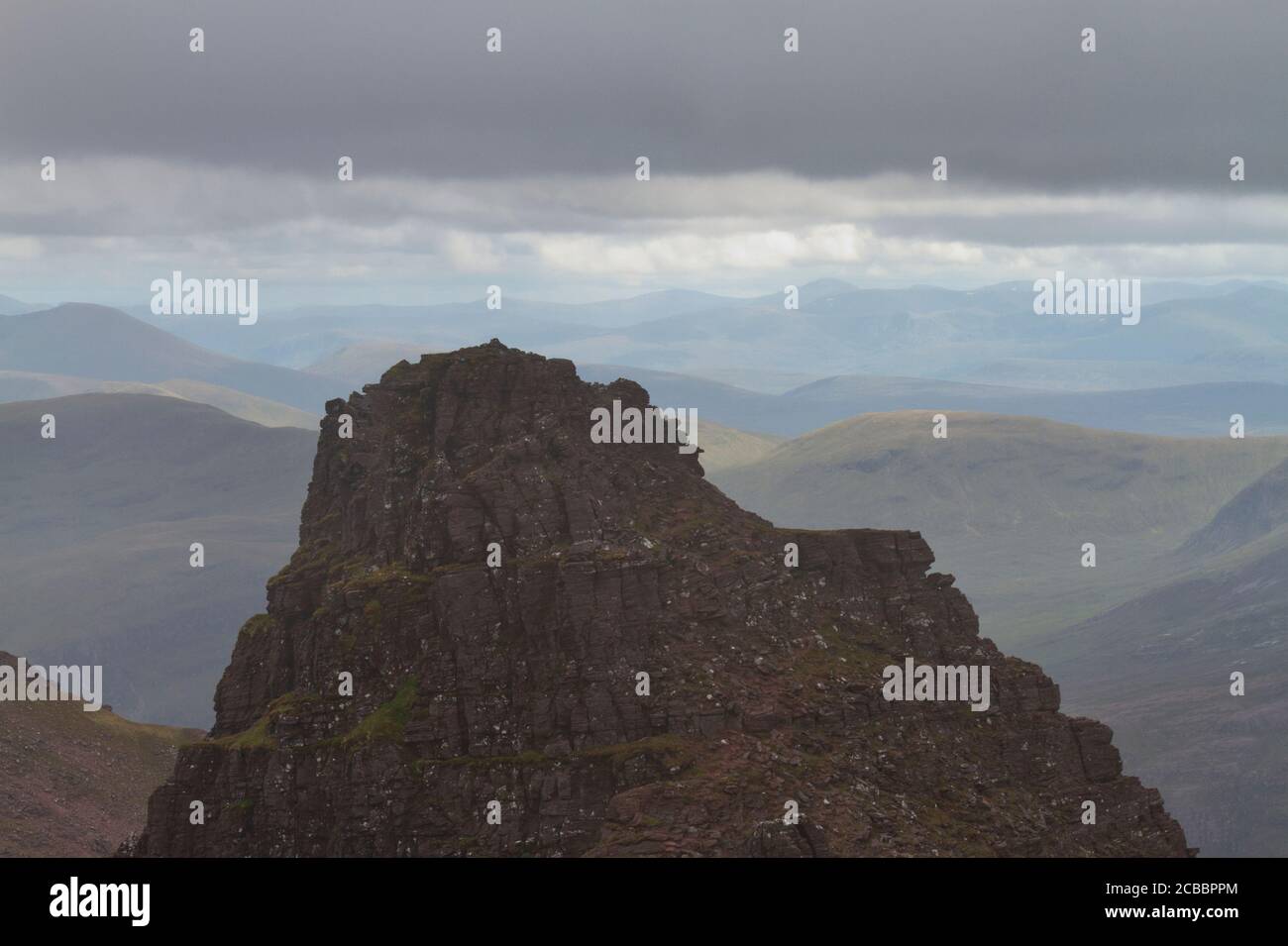 Corrag Bhuidhe su un monte Teallach, Wester Ross Foto Stock