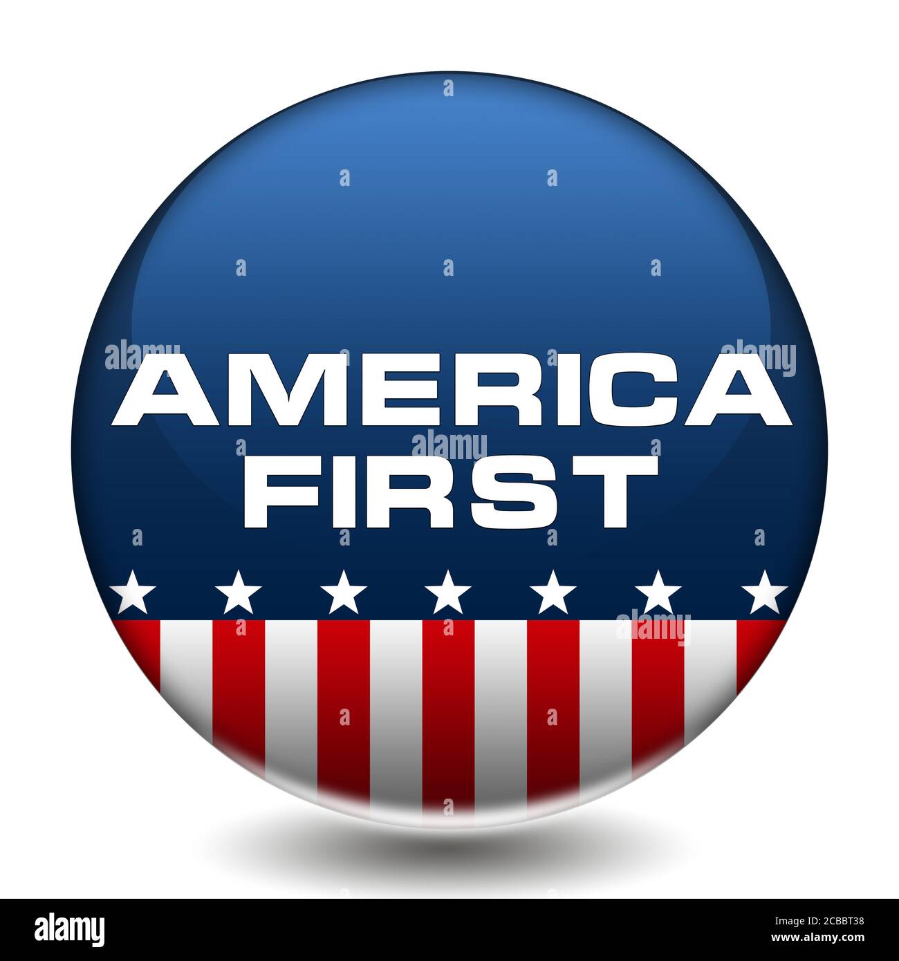 America First - strategia politica Foto Stock