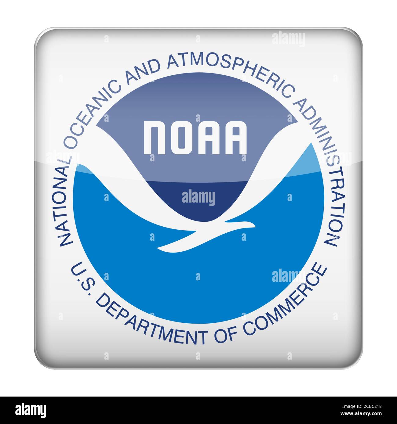 National Oceanic and Atmospheric Administration logo Foto Stock